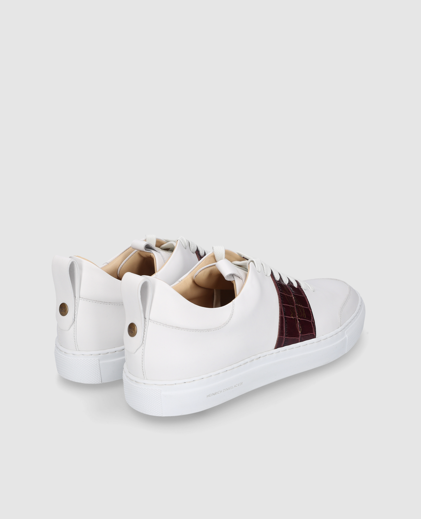 Turin Tennis Sneaker NP - White/Bordeaux