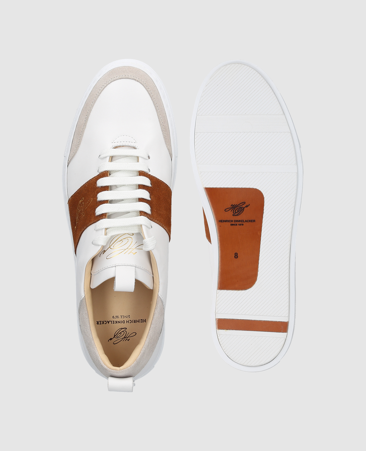 Turin Tennis Sneaker NP - White/Redbrown