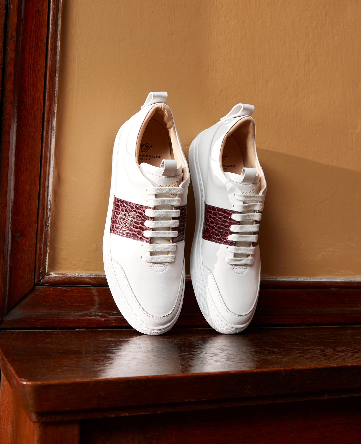 Turin Tennis Sneaker NP - White/Bordeaux