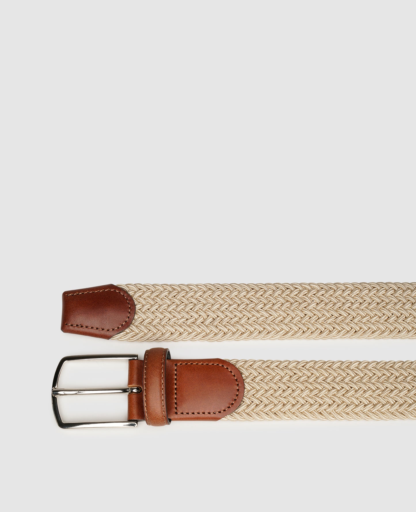 Braided Belt - Beige
