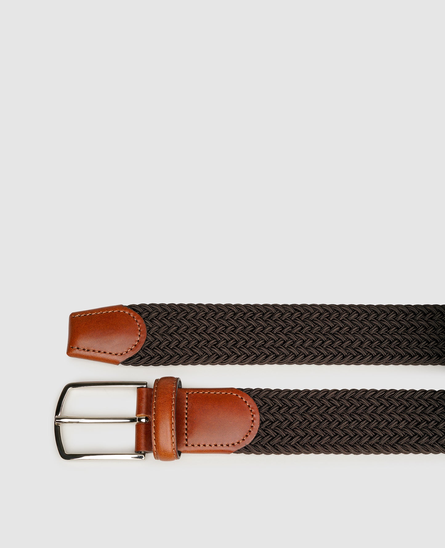 Braided Belt - Dark Brown